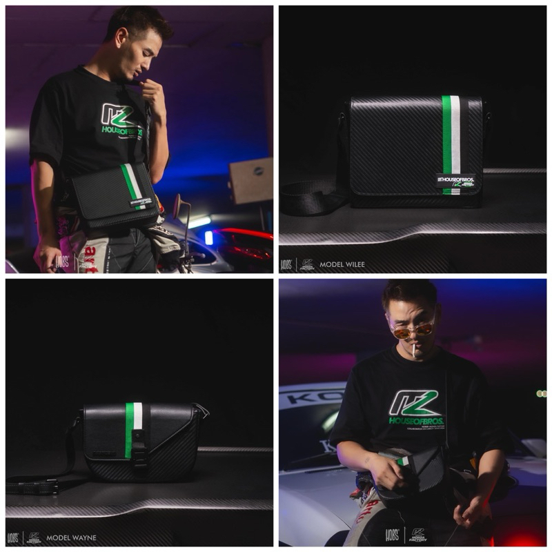 กระเป๋า Hobs รุ่น Carbon Series 2024 สินค้ามีพร้อมส่ง