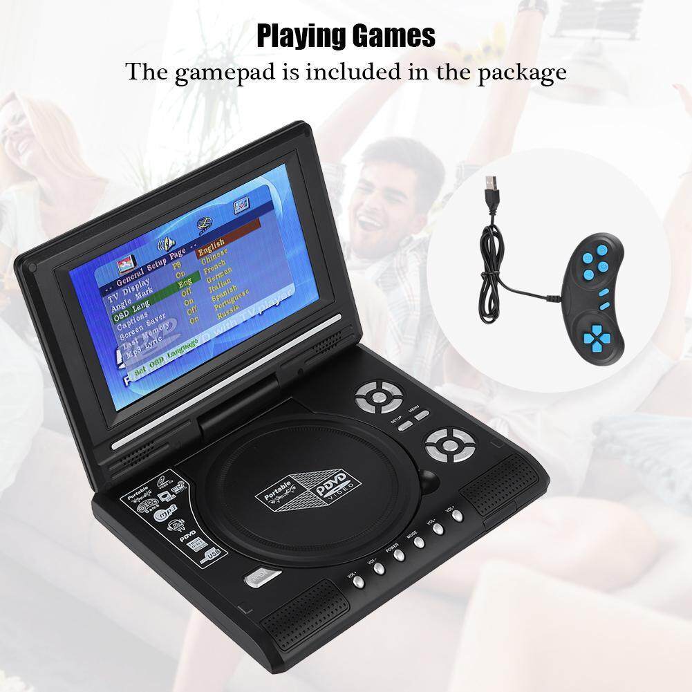 DVD Player Googoo 7.8นิ้วเครื่องเล่นดีวีดีแบบพกพาหมุนหน้าจอทีวีชาร์จไฟในรถ เครื่องเล่นcd dvd เครื่องเล่นdvd เครื่องเล่นd