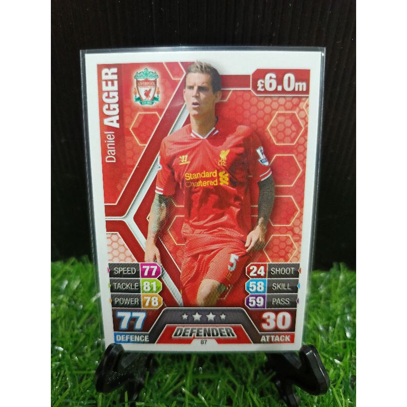 รวมการ์ด TOPPS MATCH ATTAX 2013-2014 Liverpool premier league