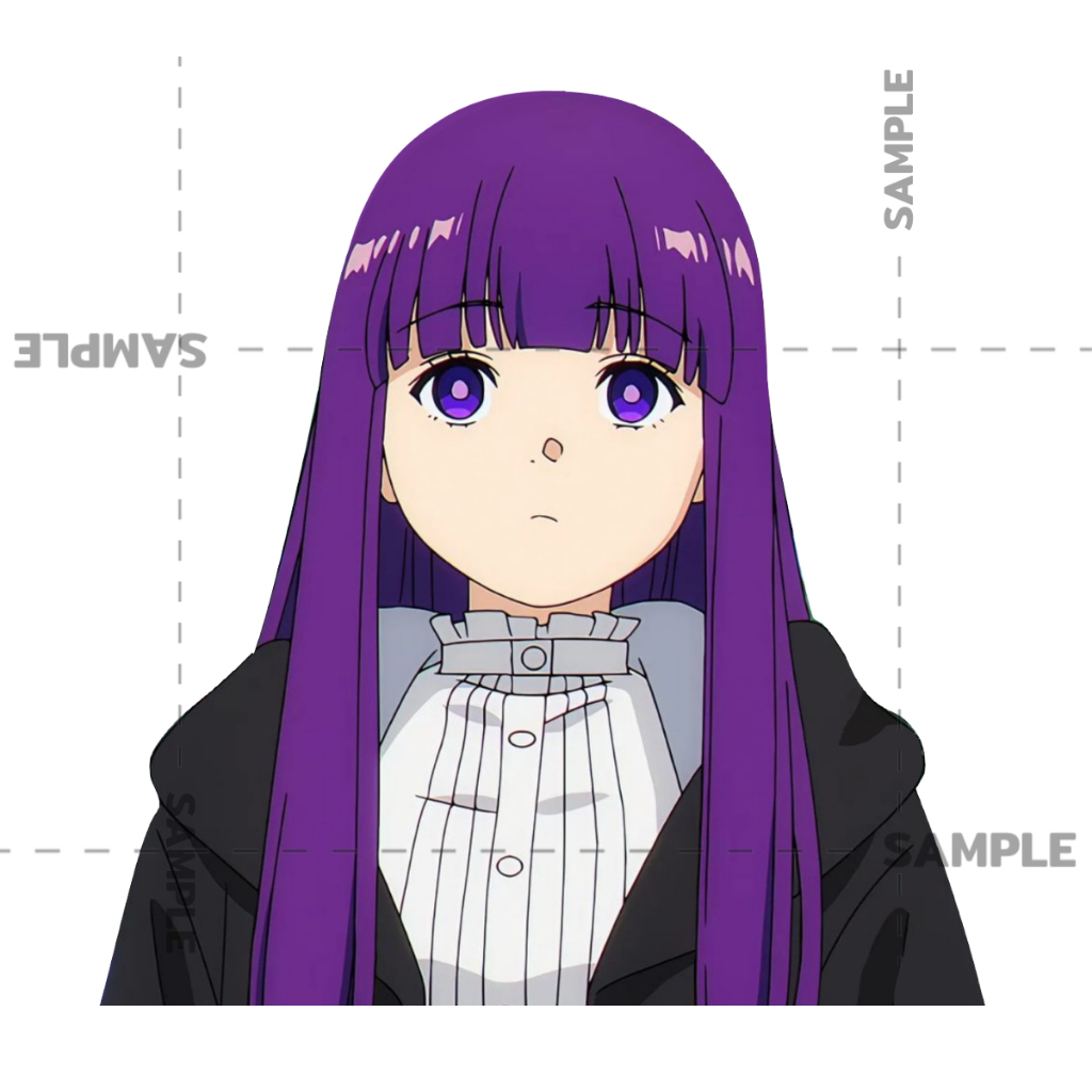 เฟรุน อนิเมะ สติกเกอร์ 2 แผ่น Frieren Anime Fern Stickers อนิเมะสติ๊กเกอร์ คําอธิษฐานในวันที่จากลา