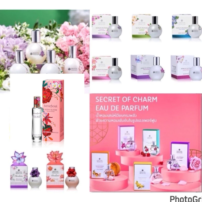 💥น้ำหอมเฟอฟูม หอมทนนาน โอเรียนทอล Secret of Charm Eau de Perfume 30ml/Journey for the senses Bouquet Eau de Toilette70ml
