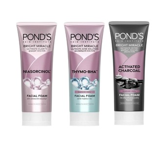 Pond'S พอนด์ส ไบรท์ มิราเคิล อัลทิเมท เฟเชียล โฟม ขนาด 90 กรัม