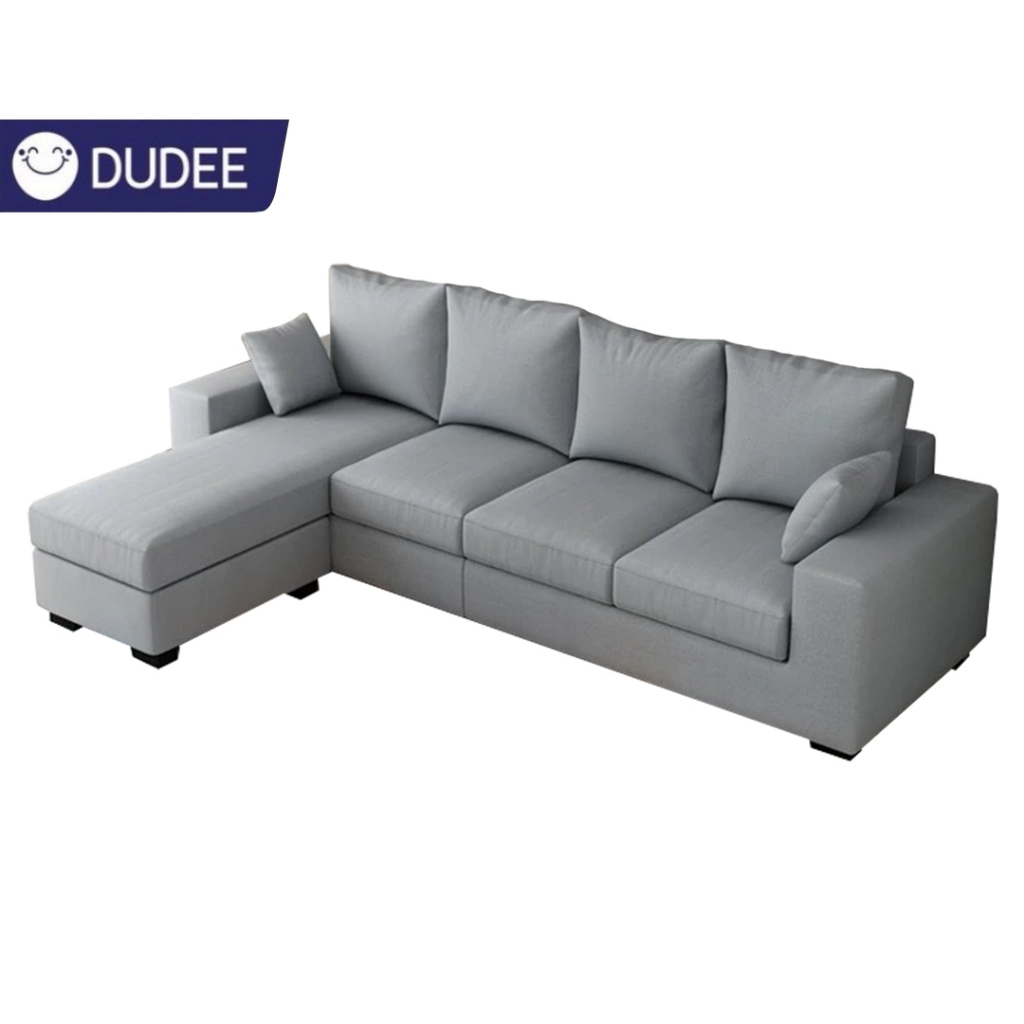 DUDEE โซฟารุ่น SF-60 โซฟาพร้อมที่พักขา สไตล์มินิมอล สามารถใช้งานได้ทั้งนั่ง/นอน นุ่มสบาย ทันสมัย