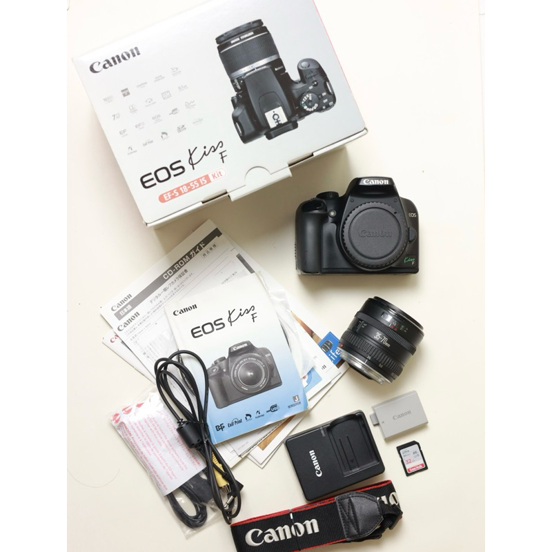 Canon EOS 1000D/ Kiss F พร้อมเลนส์ 35-70mm กล้องDSLR ดิจิตอล เหมาะกับมือใหม่