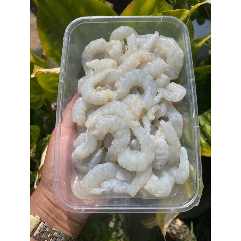 กุ้งขาวสดแกะเปลือก ขนาด 500 กรัม