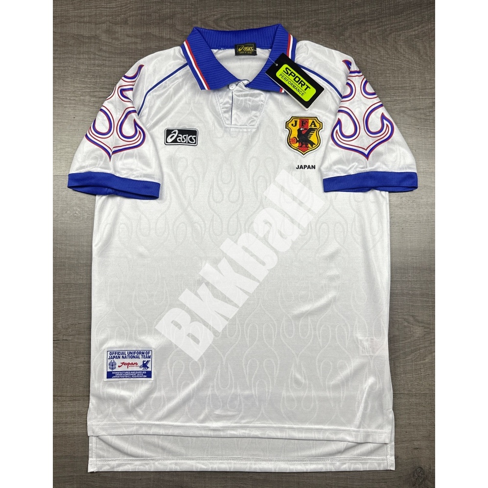 Classic - เสื้อฟุตบอล ย้อนยุค ทีมชาติ Japan Away ญี่ปุ่น เยือน ชุดฟุตบอลโลก 1998