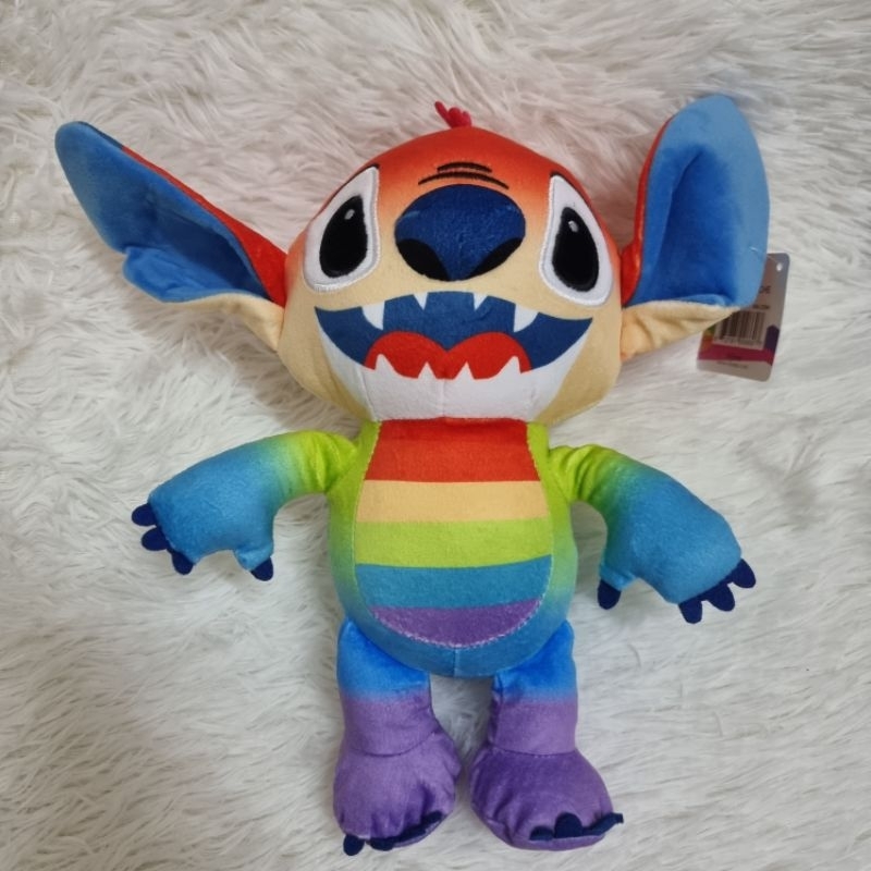 Rainbow Stitch Doll 10" Pride ตุ๊กตาสติชสีรุ้ง