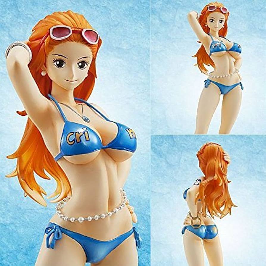 MegaHouse P.O.P Official Guidebook POPs! One Piece Figure Sailing Again Nami Crimin Ver.