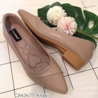 ⛳️NEW⛳️รองเท้าคัดชูส้นสูง1นิ้วงานนำเข้าแบรนด์cavawiaไซส์36-4…