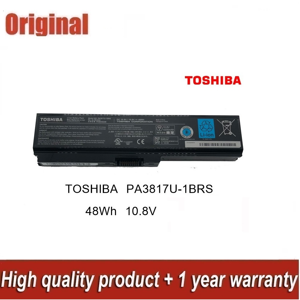 ♛TOSHIBA แบตเตอรี่ PA3817U-1BRS ของแท้ (สำหรับ PA3817U M600 1BRS L730 L700 L600 L750 C600) Toshiba b