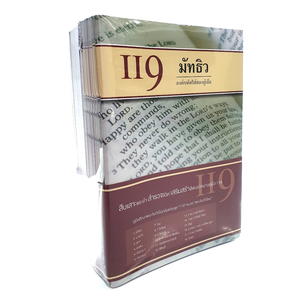 คู่มือศึกษาพระคัมภีร์ในกลุ่มย่อยชุด 119 ชุดพระคัมภีร์ใหม่ (IBS2148)