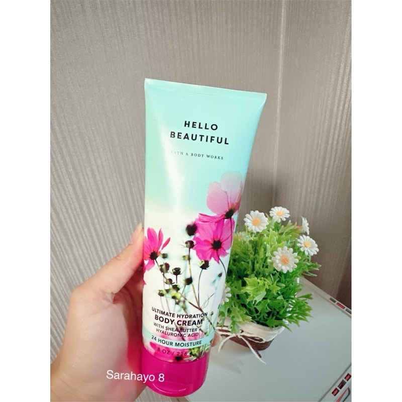 Bath & Body Works Hello Beautiful Body Cream 226ml. ของแท้