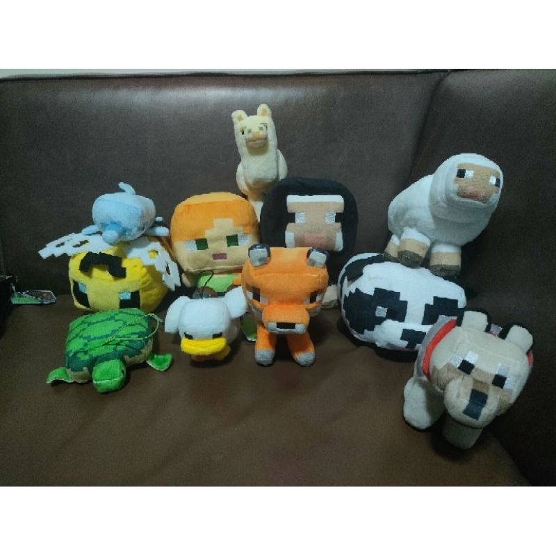 ตุ๊กตา Minecraft งาน ญี่ปุ่นแท้ใหม่ๆ สวยๆ มีป้ายห้อย บางตัวป้ายขาด **ใช้โค้ดส่วนลดได้**
