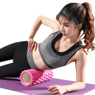 [⭐ใหญ่กว่า ถูกกว่า⭐] โฟมโรลเลอร์ โฟมโยคะ ลูกกลิ้งนวดYoga Foam Roller Massage สำหรับเล่นกีฬา คละแบบ