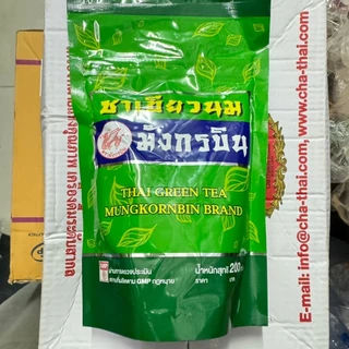 ชามังกรบิน ชาไทย ชาเขียว ซีลอน ตรามังกรบิน ถุงส้ม เขียว ถุงทอง