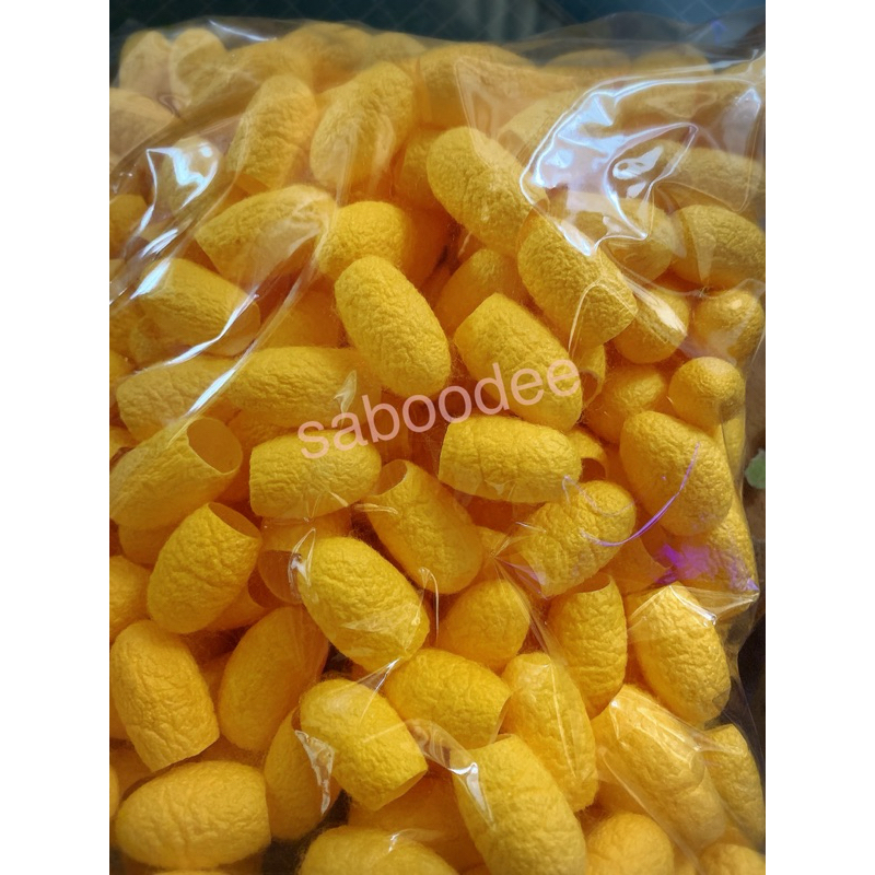 รังไหมธรรมชาติ สีเหลืองทอง