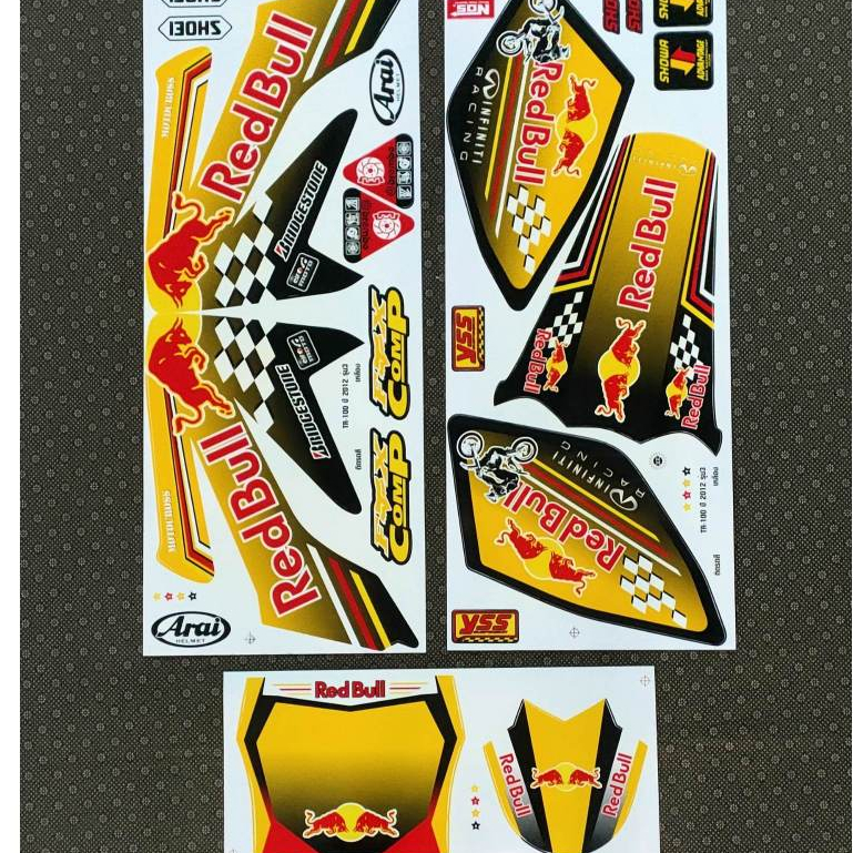 สติ๊กเกอร์ TR 100 ปี 2012 รุ่น 3 ติดรถสีเหลือง ราคาถูกที่สุด คุณภาพดี