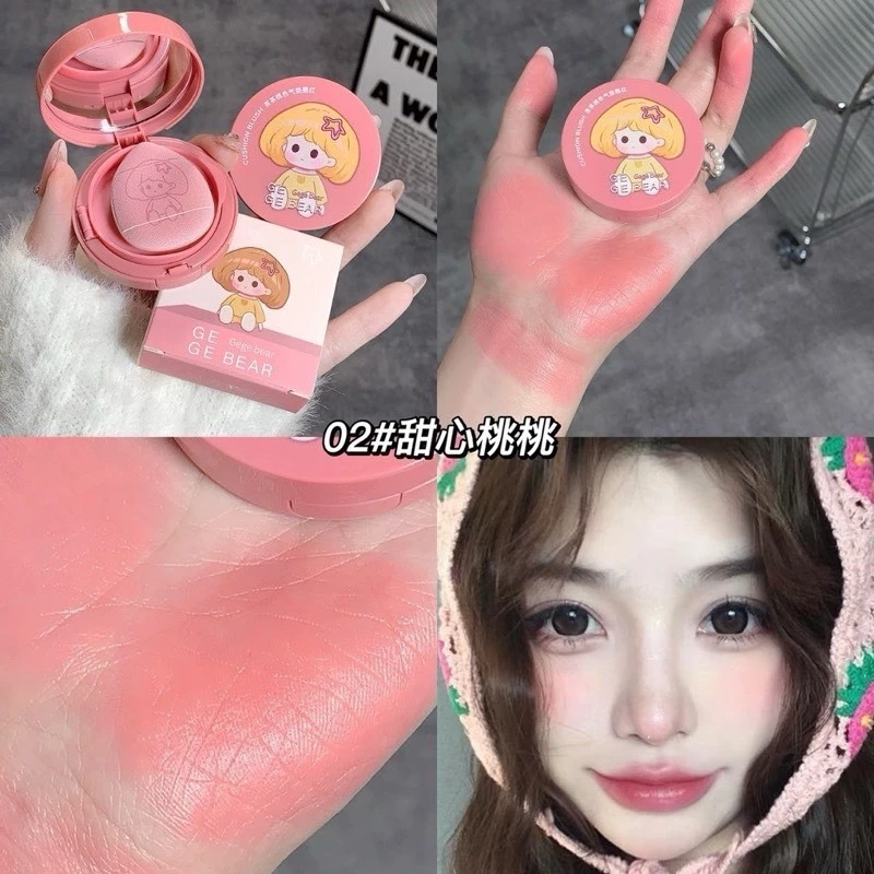 M439 Gege bear บลัชออนคุชชั่นพร้อมพัฟ thumbnail 6