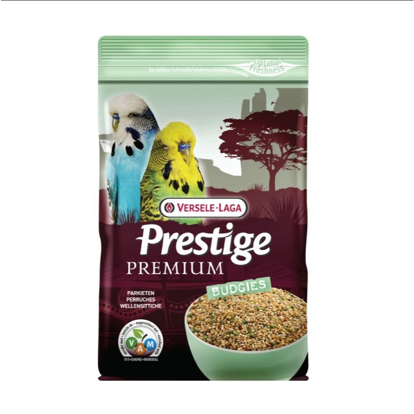 PP Budgies 800g. อาหารนกหงส์หยก สูตรเพรสทีจ พรีเมี่ยม