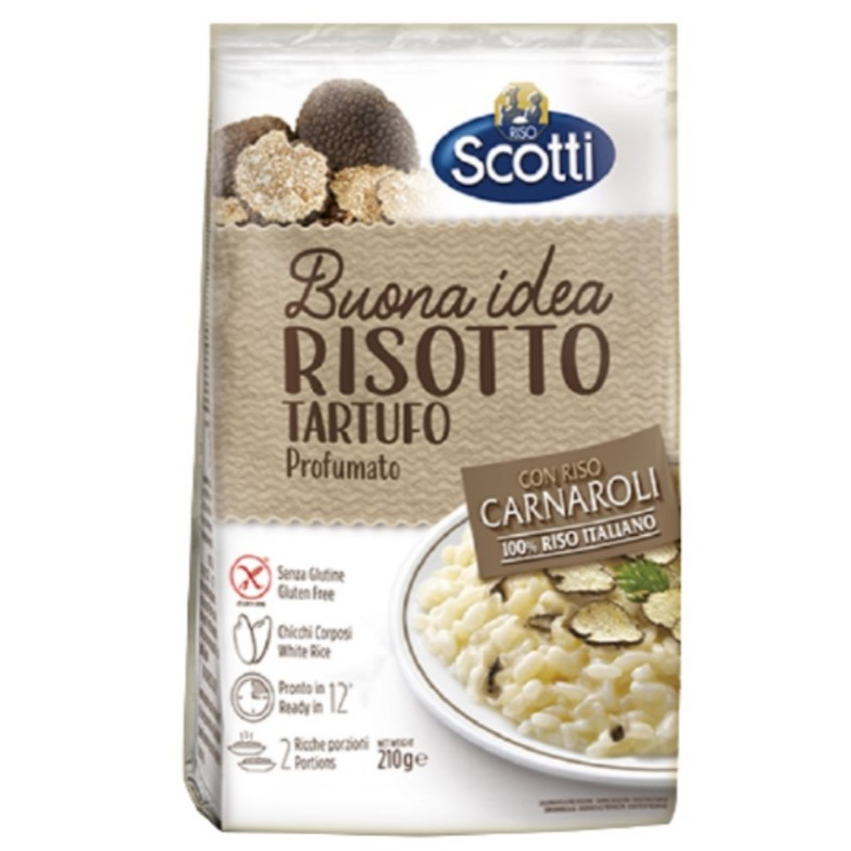 Scotti Risotto Tartufo Profumato Rice 210g. สกอตติรี ซอตโต้ กับข้าวหอม ทรัฟเฟิล