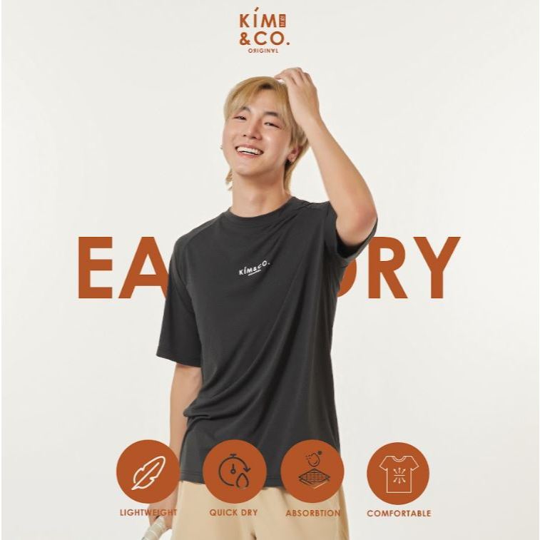 Kim&Co. Original เสื้อยืด Easy dry -  KIM&CO. screen รุ่น KCTE002