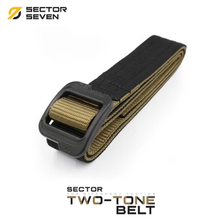 เข็มขัด SECTOR SEVEN ทูโทนดำ-ทราย (หัวสีดำ)