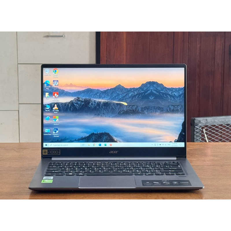 (3419) Notebook Acer Swift3 SF314-57-32PH SSD ทำงานไวสแกนนิ้ว บอดี้สวยบางเบา จอสวยใส คมชัด
