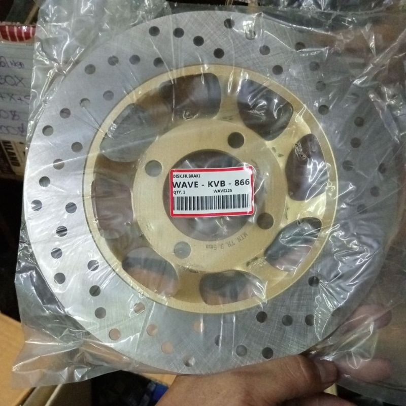 จานดิสหน้าเวฟ 100 ยูบ๊อก wave 125 R/S/X/iบังลม