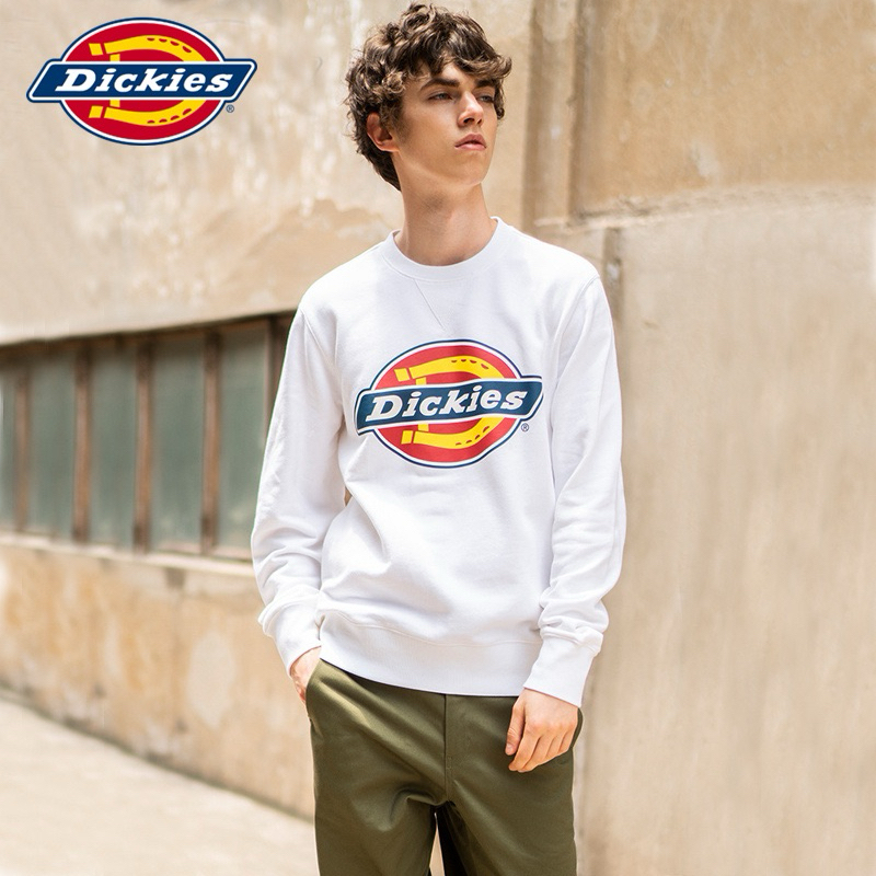 Dickies เสื้อกันหนาวเเขนยาว French Terry Brand Logo การันตีของเเท้ 100%