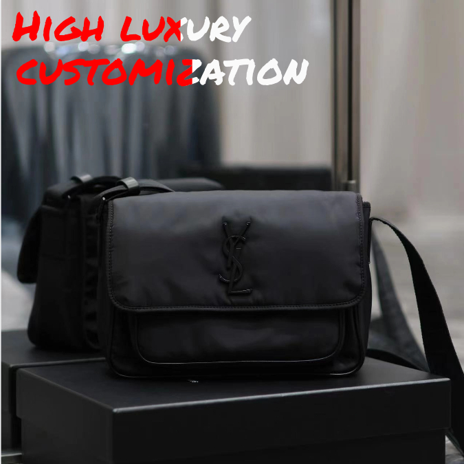 YSL bag Saint Laurent NIKI ECONYL® MESSENGER small nylon handbag อีฟ แซงต์ โลร็องต์ กระเป๋าสะพาย/กระ