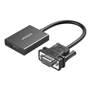 ADAPTER/CONVERTER (อุปกรณ์แปลงสัญญาณ) UGREEN VGA TO HDMI [50…