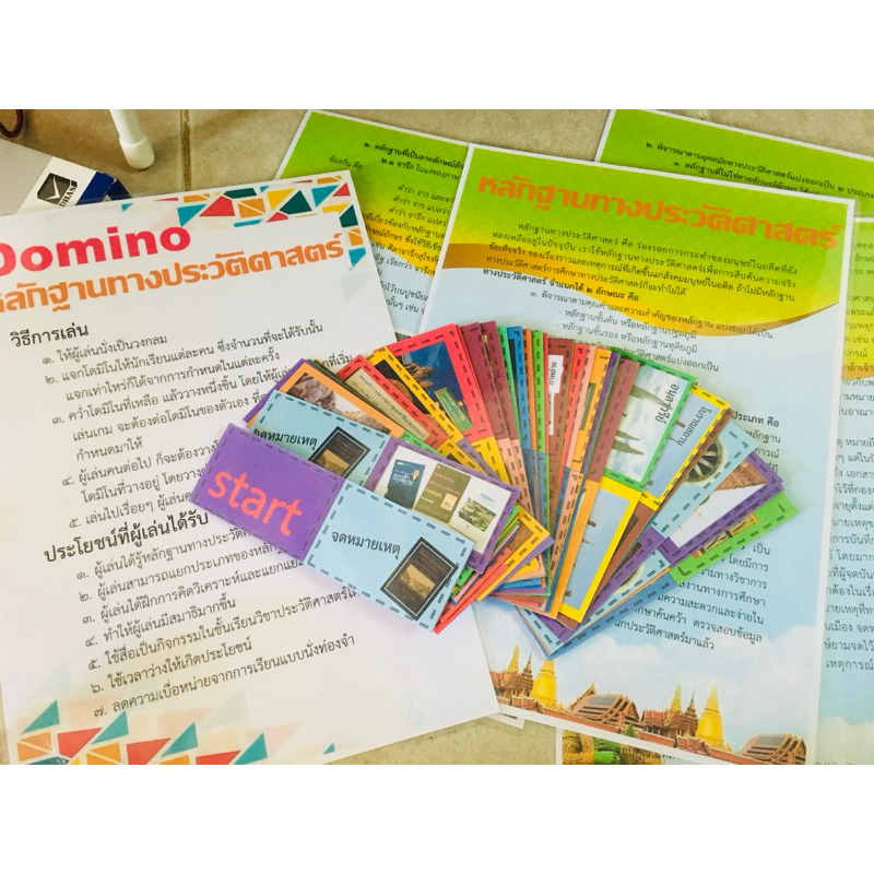 สื่อการสอนสังคม โดมิโน่ หลักฐานทางประวัติสาสตร์ สื่อการสอนทำมือ #สื่อการสอนสังคม #สื่อการสอนทำมือ
