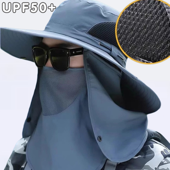 HOT หมวกเดินป่า หมวกปีกกว้าง UPF50+ หมวกกันน้ํา นุ่ม ป้องกันรังสียูวี ปีกหมวกแบบถ ปีกหมวกแบบถอดได้ สําหรับเดินป่า
