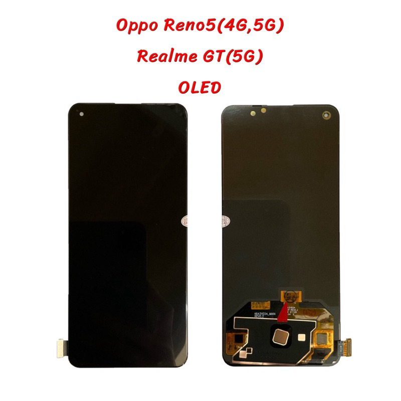 ชุดหน้าจอ OPPO Reno 5(4G,5G),Realme GT(5G) | OLED | สแกนนิ้วได้