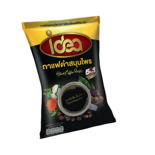 กาแฟดำไอเดีย บำรุงร่างกาย กาแฟดำสมุนไพร 5in1 สูตรเข้มข้น (ถุงตักชง 90 กรัม/ถุง)