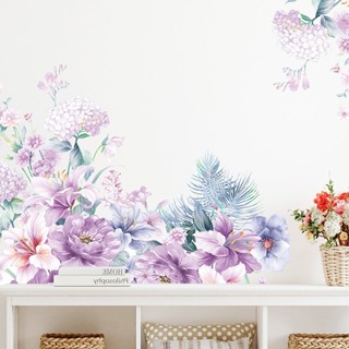 สติ๊กเกอร์ติดผนัง ลายต้นไม้ ดอกไม้ ของตกแต่งบ้าน ห้องเด็ก ติ…