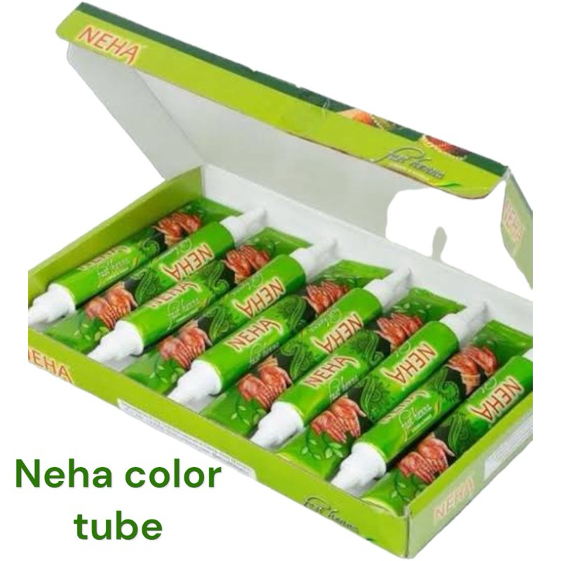 Neha tube Henna Body Paint Instant Brown henna# เฮนน่าใช้กับแฟชั่น โชคดี เทศกาล โอกาส#สำหรับสวดมนต์