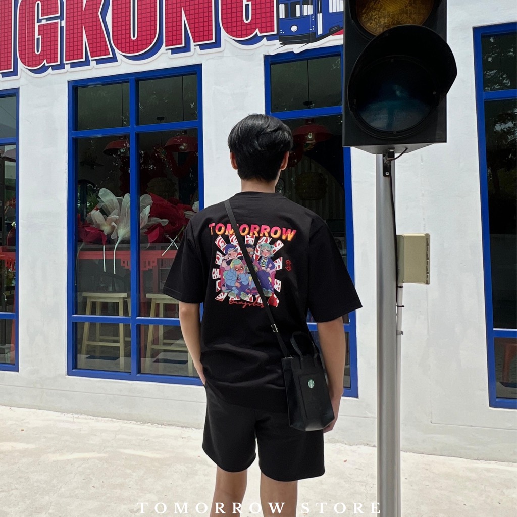 TOMORROW- เสื้อOVERSIZE/Premium รุ่น T-20014 Gangter