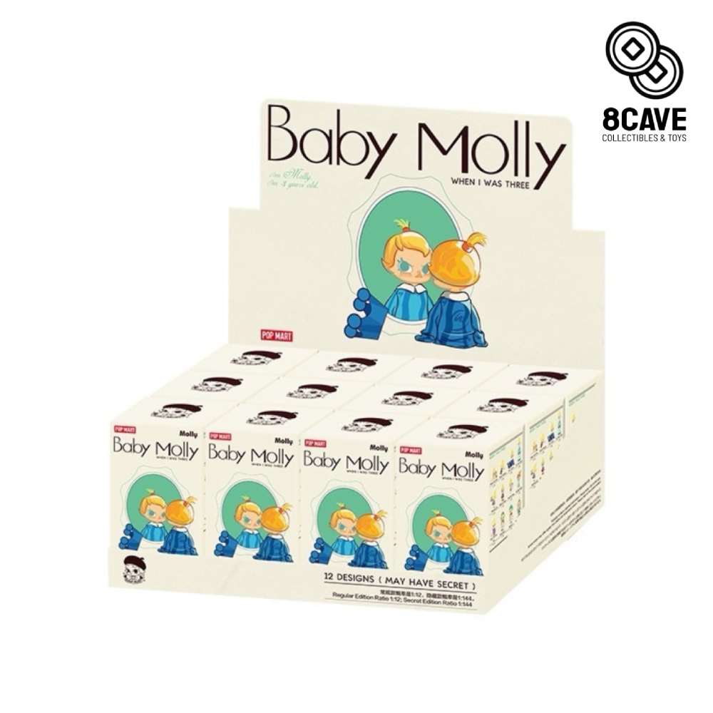 🍼 ยก Box ในซีลพร้อมส่ง 🍼 กล่องสุ่ม POP MART BABY MOLLY When I Was Three! Series เบบี้มอลลี่ แท้100%