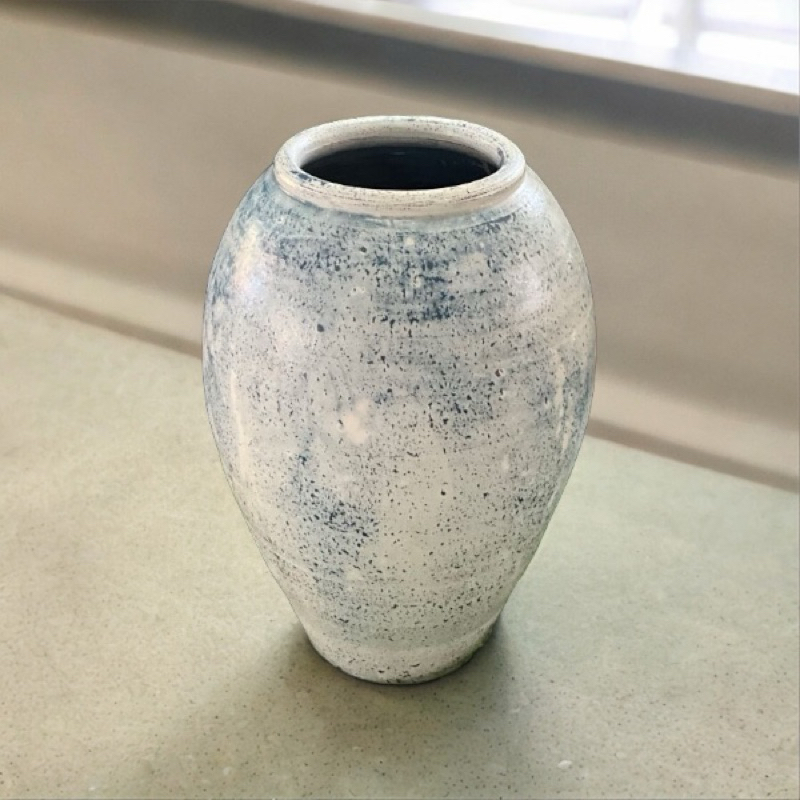 Vase แจกันดินเผาทรงไหเรียบ วินเทจสไตล์ ขนาด 23 x 35 cm. ราคา ถูกที่สุด ดีลบีเคเค