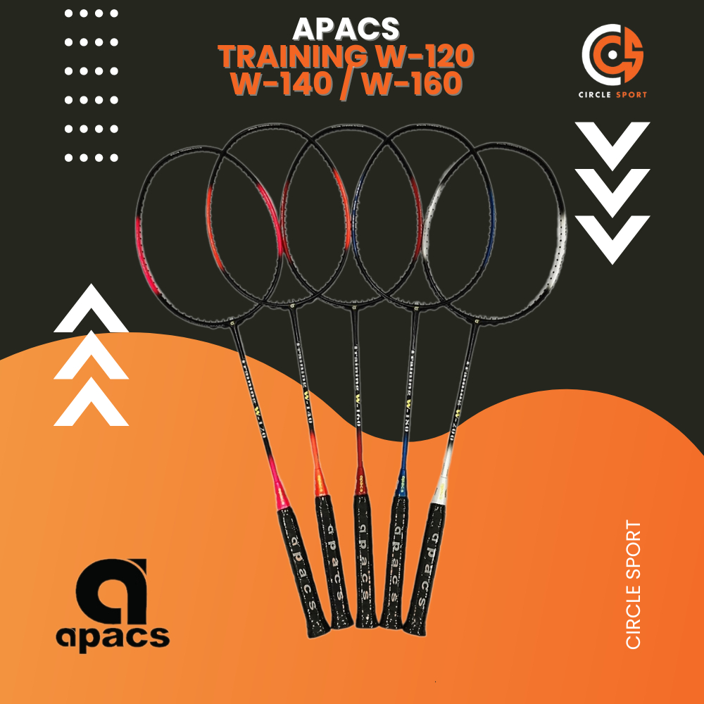 Apacs Training Racket 120g / 140g / 160g / 180g / 200g ไม้แบดมินตัน (สินค้าลิขสิทธิ์แท้ 100%)