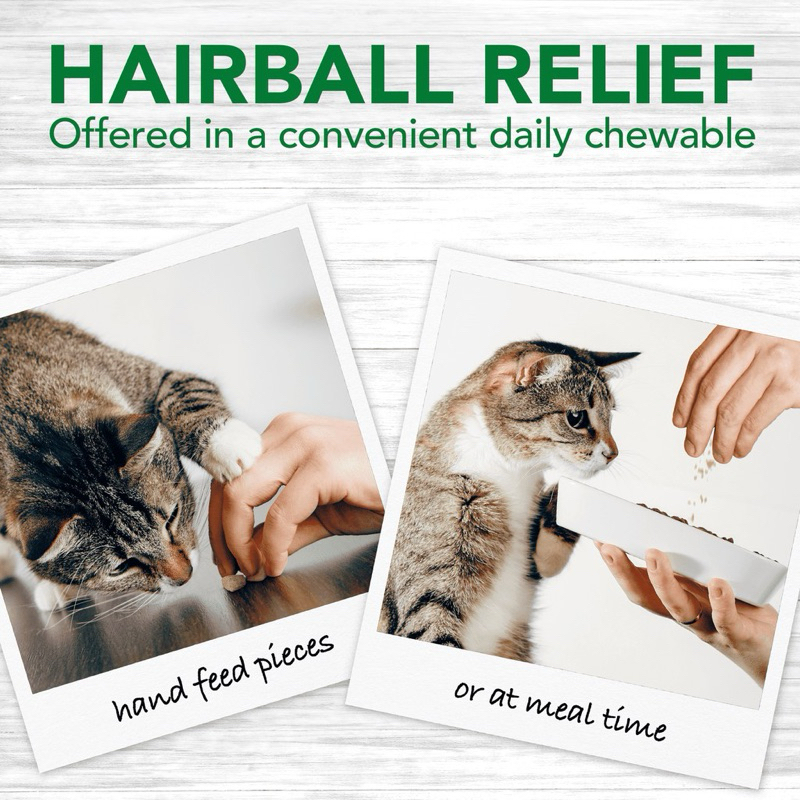 พร้อมส่ง🎈 Vet‘s Best Hairball Relief วิตามินย่อยขน สำหรับแมว อาหารเสริมกำจัดก้อนขน 60เม็ด ลดการเกิดก้อนขน - รูปที่ 4