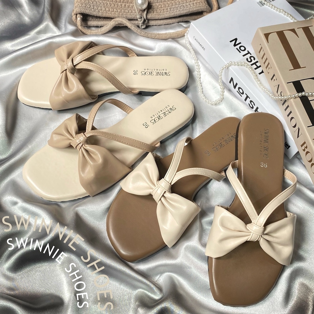 Restock สีน้ำตาล ❗️ รองเท้าแตะทูโทน 🧸 พื้นนิ่มใส่นุ่มเหมือนเหยียบเมฆ ☁️ ดีไซน์ไม่ซ้ำ ใส่ได้กับทุกชุด