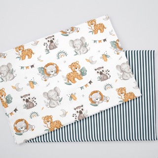 ผ้าคอตตอน 100% ทอทวิล ผ้าเมตร  หน้ากว้าง 1.60 เมตร ลายanimal…