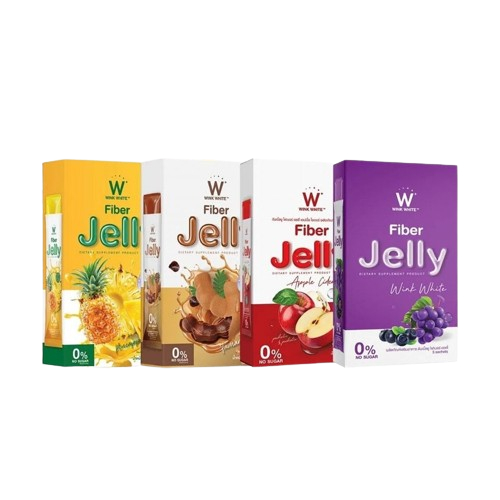 Winkwhite W Jelly อาหารเสริม เจลลี่ไฟเบอร์  เจลลี่วิ้งไวท์-มีให้เลือก 4รสชาติ