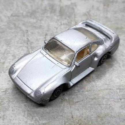 โมเดลรถเหล็ก โมเดลรุ่น MAISTO Porsche 959 Coupe Sports Car Silver