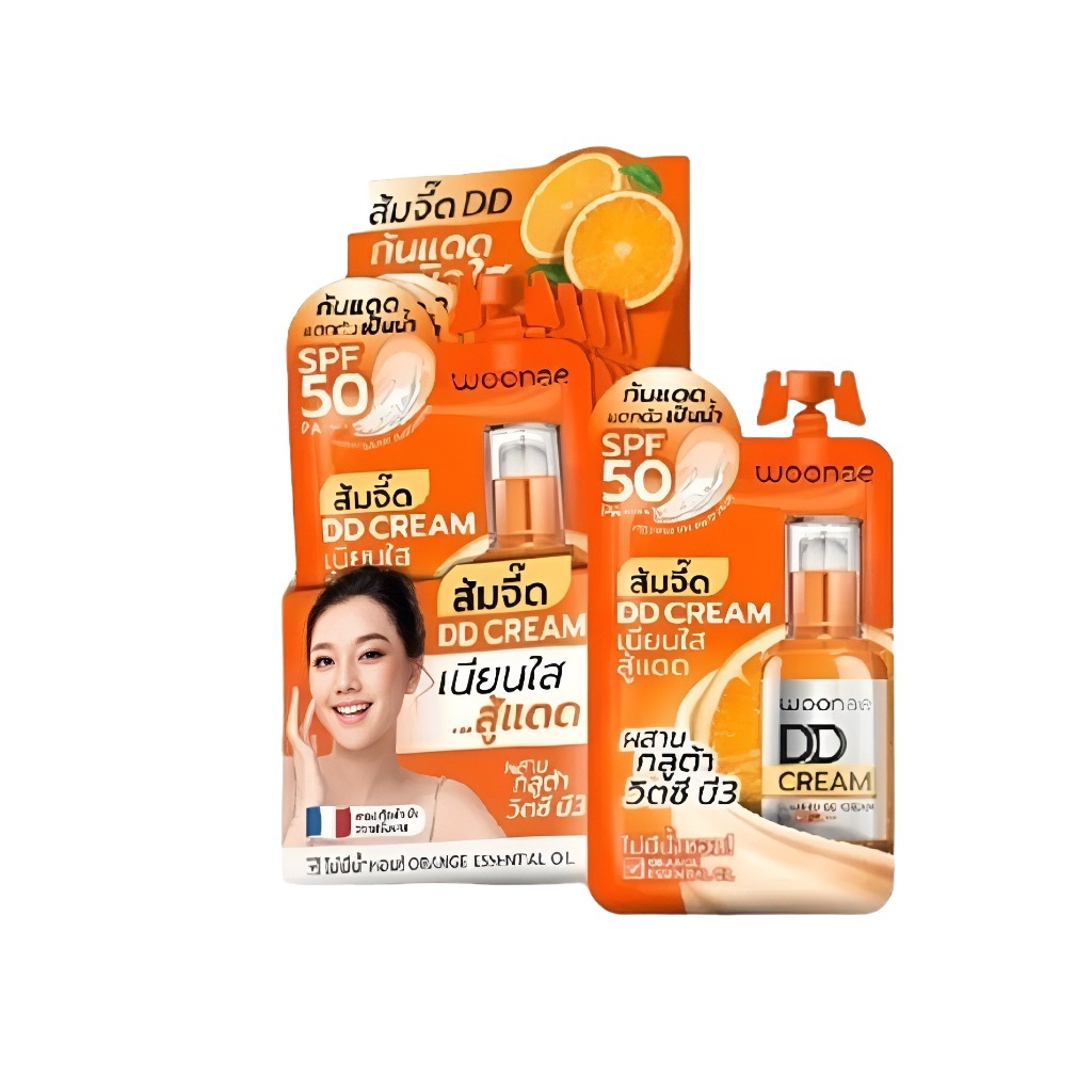 [ยกกล่อง] วูเน่ ส้มจี๊ด ดีดี ครีม (Somjeed DD Cream SPF50 PA++++)