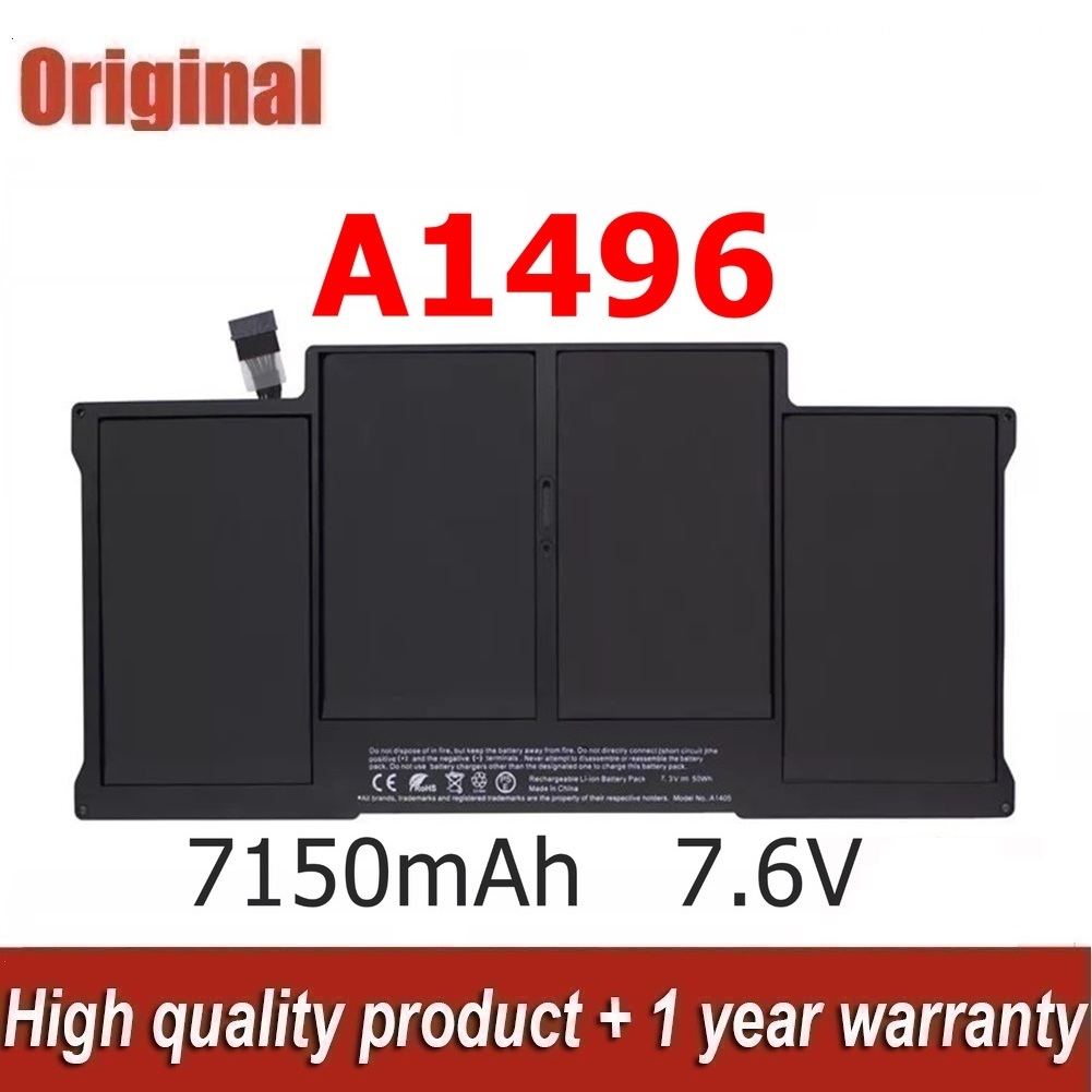 ♛Battery รุ่น A1496 (สำหรับ Air 13" รุ่นปี Mid 2011 ถึง Early 2017 / A1405 A1377 A1466 A1369 ) Lapto
