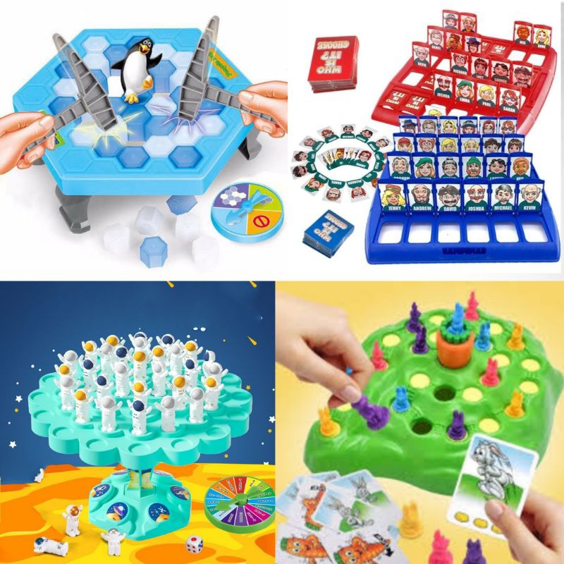 รวมเซ็ต Broad Game | เพนกวินทุบน้ำแข็ง | ทายตัวละคร | นักบินอวกาศสมดุล | กับดักกระต่าย