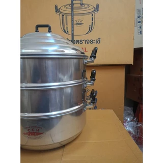 Crocodile Cookware ซึ้ง ตราจระเข้ (เลือกขนาดได้) ขนาด 24 - 44 ซม. ซึ้งนึ่ง หม้อนึ่ง เครื่องครัว